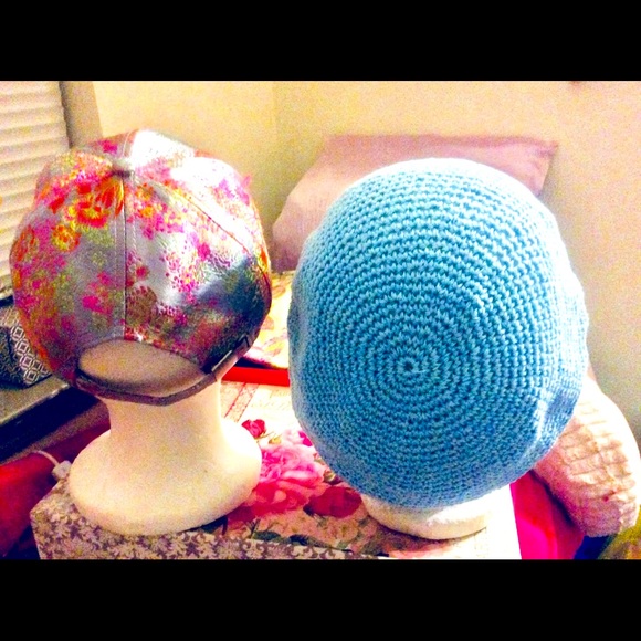 satin oriental Brocade OR Cotton crochet hats NWOT U Pick Newsboy style Unisex - Picture 3 of 6